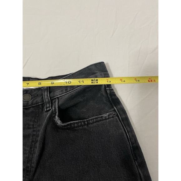 Anine Bing - Kate Straight Charcoal Jeans Size 26 Button Fly $250 - Picture 5 of 7